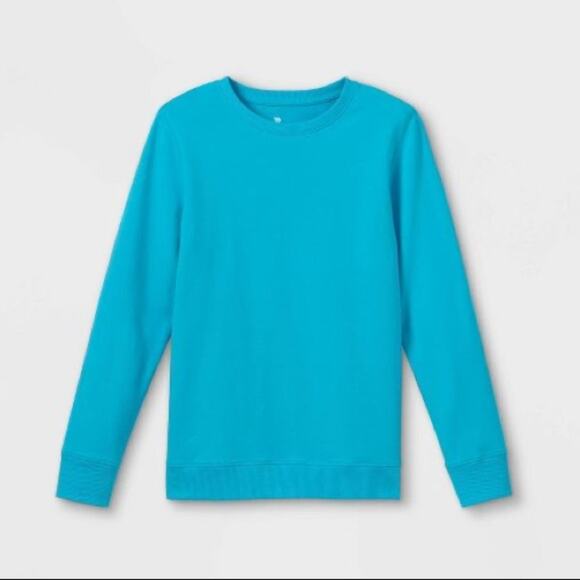 All In Motion Boys Blue Pullover Crewneck Sweatshirt NWT Sz XL - Picture 1 of 3